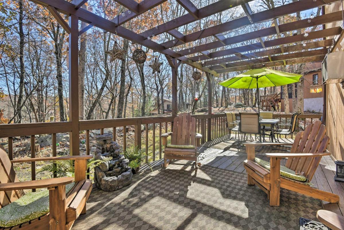 Poconos Home with Fire Pit Hot Tub Deck and Grill! image 22